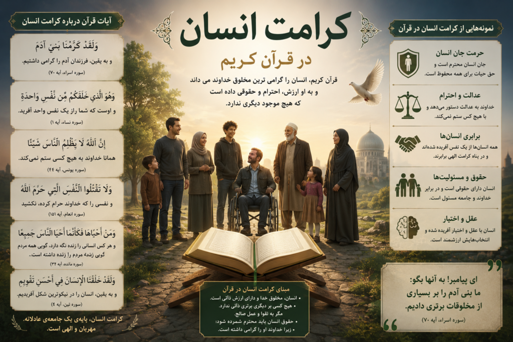 کرامت انسان در قرآن کریم