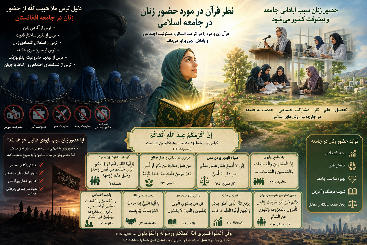 حضور زنان در جامعه افغانستان